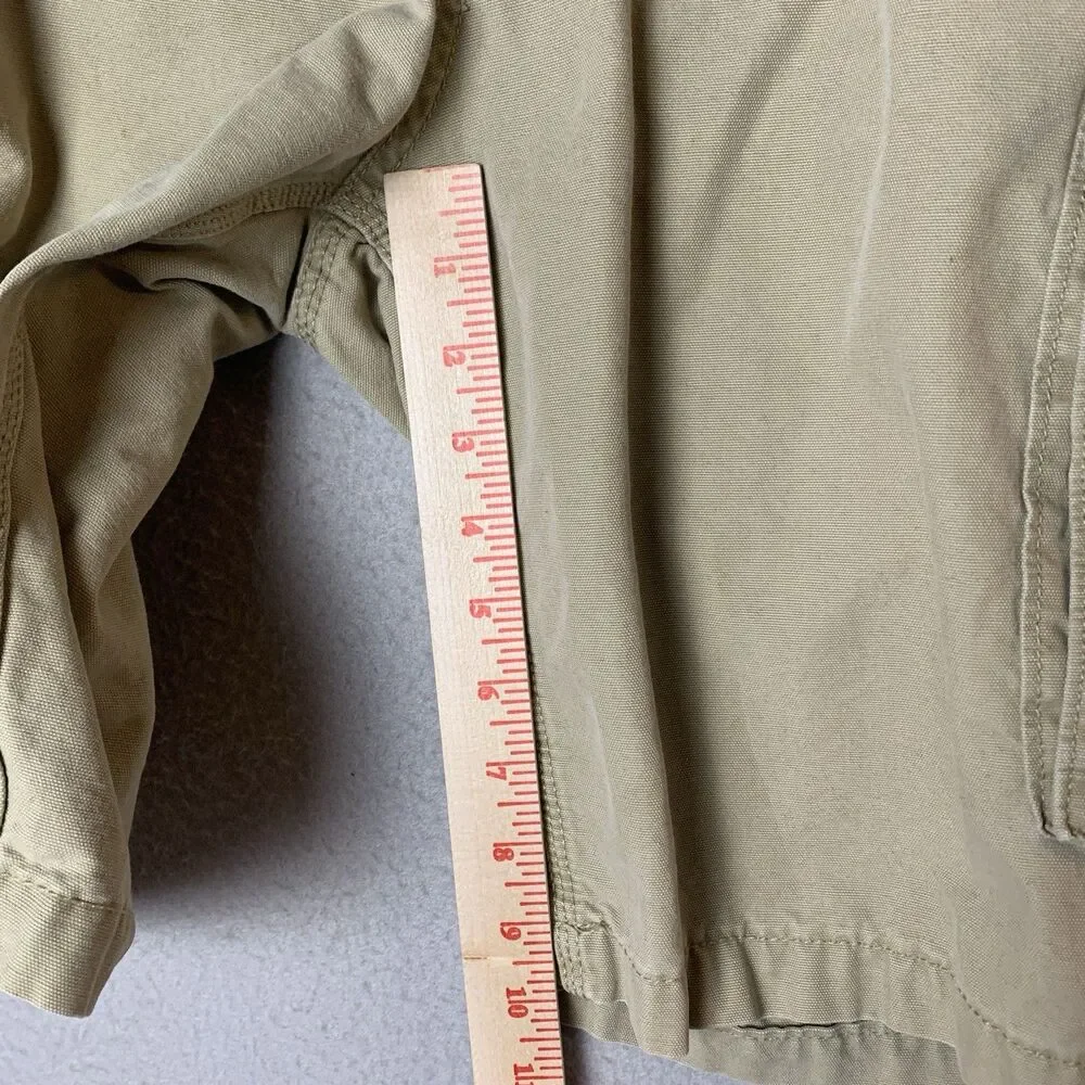 Carhartt Shorts Men 38 Beige Cargo Relaxed Fit Workwear Painter Dadcore Casual - Picture 5 of 7